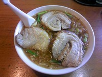 「しょうゆらんしゅうめんチャーシュー入り」@御食事処 やちよの写真
