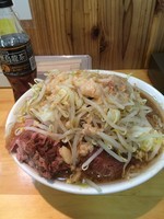 「小ラーメン(ニンニク、アブラ、カラメ)」@らーめん つの旨の写真