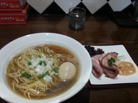 「芳醇煮干そば醤油750円」@ニボムジャキの写真