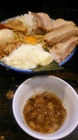 「カレーまぜそば特盛り（アブラ、マヨネーズ）」@狼煙 〜NOROSHI〜の写真