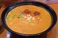 「濃厚クリーミーカレー担々麺＋ライス」@功夫担担の写真