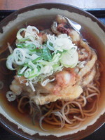 「ゲソ天そば\360」@めん処あきばの写真