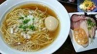 「芳醇煮干そば 750円＋むじゃ玉（75g）100円＋他」@ニボムジャキの写真