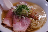 「塩そば （冷やし）＋豚めし（小）」@麺処 晴の写真