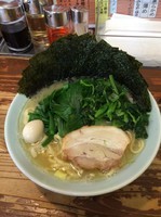 「塩ラーメン＋ニラ＋海苔ダブル」@壱六家 大森店の写真