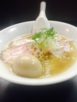 「冷やしそば（塩）¥730＋味玉（クーポン）」@麺処 晴の写真