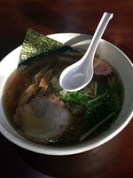 「中華そば細麺（７５０円）」@麺屋 芽ぶきの写真