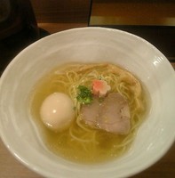 「鯛塩そば(麺少なめ)」@鯛塩そば 灯花 本店の写真