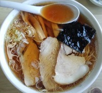 「ラーメン600円大盛100円増」@山椒そばやの写真