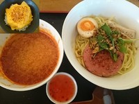 「【本日の限定】ナポリタンつけ麺（ミニチーズ飯付き）￥840」@和風らーめん 凪の写真