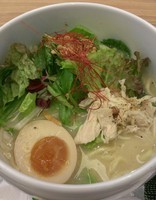 「鶏白湯塩そば￥880 ＋小ライス」@蔭山樓 ららぽーと富士見店の写真