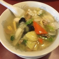 「広東湯麺（￥650）※」@清香園の写真