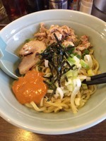 「期間限定 油そば（アブラー）カタメ650円チャーシュー、ライス無」@濃厚豚骨ラーメン 濱虎家の写真