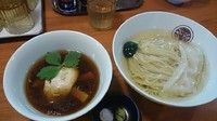 「鶏醤油つけそば　800円」@らぁ麺とうひちの写真