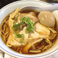 「尼ロック味玉」@らぁめん矢 ロックンビリースーパーワンの写真