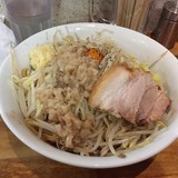 まぜそば大盛り ヤサイ、ニンニク、チーズ、アブラ