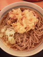 「ゲソ天そば\430」@本格そば・讃岐うどん かのや 上野店の写真