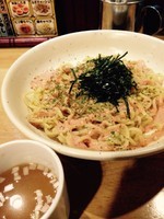 「めんたいヌードル」@らーめん房 とりとんの写真