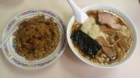 「ワンタンメン＋ソースチャーハン」@中華料理 来集軒の写真