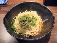 「汁なし担担麺3辛大盛（210g）680円＋半ライス50円」@汁なし担担麺専門 キング軒 東京店の写真