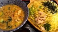 「冷しごま味噌つけ麺（７８０円）大盛同額」@汁麺屋 胡座の写真