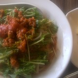 冷し坦坦面＋半炒飯（５９４円）