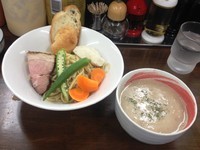 「クラムチャウダーつけ麺 並 900円」@麺屋庄太 津久井浜店の写真