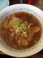 「中華そば半カレーセット690円」@えぞ松 神楽坂支店の写真
