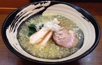 「塩らーめん＋甲斐路軍鶏叉焼＋小ライス」@らーめん屋 小川の写真