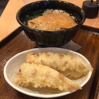 「朝そば（￥250）＋ちくわ天（￥100）」@しぶそば 大井町店の写真