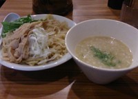 「つけそば（鶏白湯）」@濃厚鶏そば 麺屋武一 新橋本店の写真