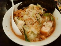 「環七野菜ラーメン(替玉)780円」@環七ラーメン 周麺の写真