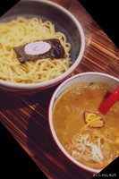 「つけそば（あつもり）赤」@中華そば 螢の写真