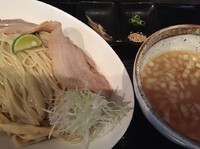 「【限定】コーレーグースの海老塩つけ麺880円」@龍のひげの写真