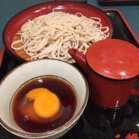 「もり(¥240)+生玉子(¥40)」@小諸そば 芝浦店の写真