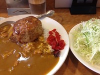 「ハンバーグカレー【830円】」@とん金の写真