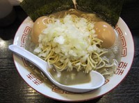 「限定　特濃（８００円）＋味玉２＋和え玉」@中華ソバ 伊吹の写真