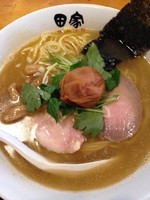 「【限定】紀州南高梅煮干そば」@中華そば 田家 本店の写真