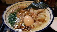 「わんたん麺(1000)+燻製玉子(100)+餃子(450)」@さんかくの写真