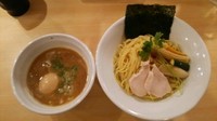 「鶏白湯魚介つけＳＯＢＡ(並)」@銀座 篝 銀座エチカ店の写真