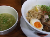 「【限定】吉備黄金鶏の鶏油そば　７９０円」@横浜中華そば 維新商店の写真