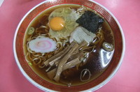 「月見ラーメン（520円）」@中華料理 南京の写真