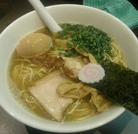 「【限定】アサリと節の塩そば+味玉」@おおぜき中華そば店の写真