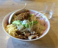 「まぜそば 中盛り 600円」@景勝軒 前橋関根町店の写真