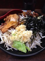 「唐丸そば ＋ 豚飯」@麺屋 蔦重の写真