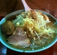「ラーメン(ニンニク・アブラ)850円」@ラーメン富士丸 西新井大師店の写真