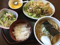「日替（揚げ鶏のネギソース）【¥750】」@食房 つしまの写真