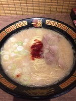 「ラーメン＋半替え玉」@一蘭 東大宮店の写真