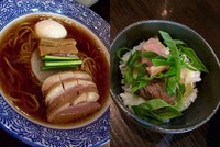 「【にじの日限定】鴨とトリュフの醤油そば(鴨増)＋茶ネギ飯」@麺処 ほん田 nijiの写真