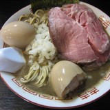 毒濃煮干ソバ（８００円）＋味玉＋豚＋和え玉
